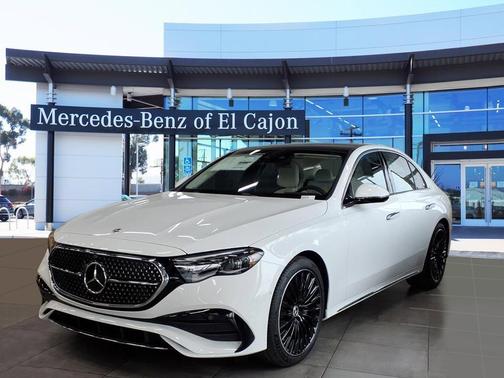 White 2026 Mercedes-Benz E-Class E 450 4MATIC