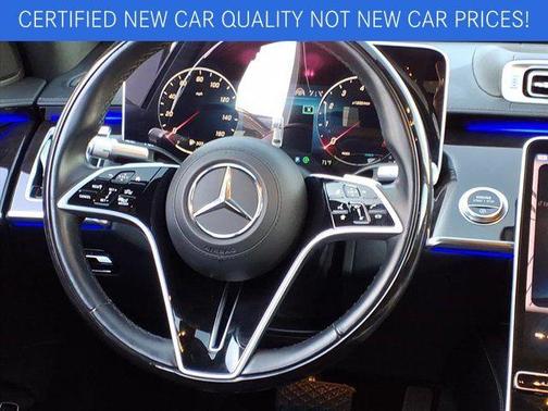 MANUFAKTUR Moonlight White Metallic 2024 Mercedes-Benz S-Class S 580 4MATIC