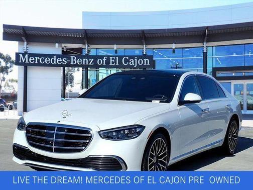 MANUFAKTUR Moonlight White Metallic 2024 Mercedes-Benz S-Class S 580 4MATIC