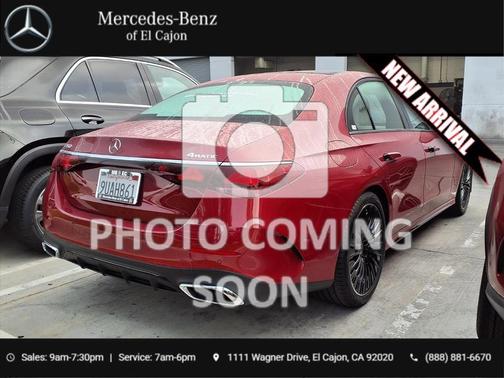 2025 Mercedes-Benz E-Class E 350 4MATIC