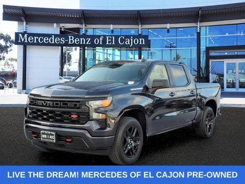 Dark Ash Metallic 2022 Chevrolet Silverado 1500 Custom