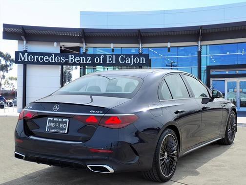 Blue 2026 Mercedes-Benz E-Class E 450 4MATIC
