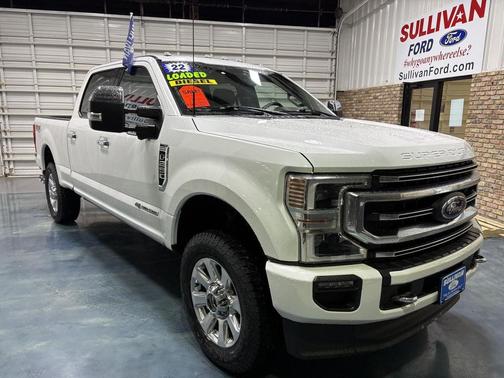 Star White Metallic Tri-Coat 2022 Ford F-250 Platinum