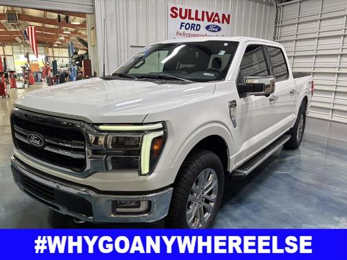 Star White Metallic Tri-Coat 2024 Ford F-150 Lariat