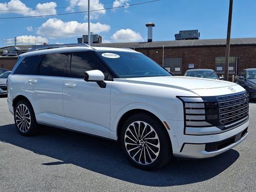White 2026 Hyundai Palisade Hybrid Calligraphy