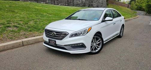 Quartz White Pearl 2015 Hyundai SONATA Sport 2.0T