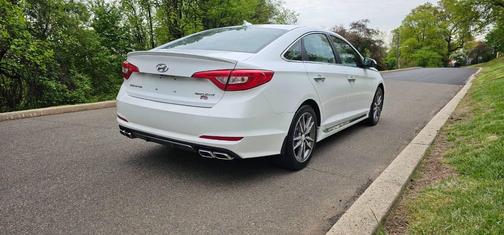 Quartz White Pearl 2015 Hyundai SONATA Sport 2.0T