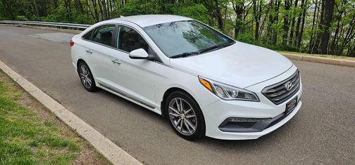 Quartz White Pearl 2015 Hyundai SONATA Sport 2.0T