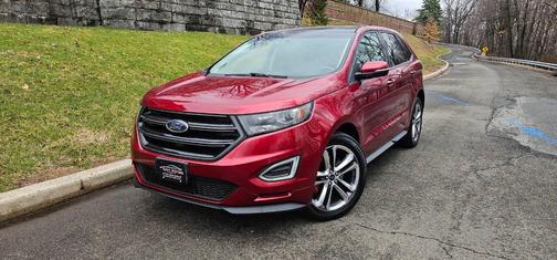 Burgundy 2018 Ford Edge Sport