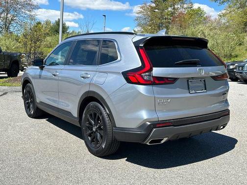 Solar Silver Metallic 2025 Honda CR-V Hybrid Sport AWD