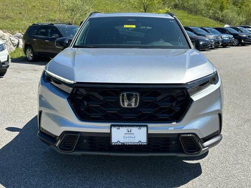 Solar Silver Metallic 2025 Honda CR-V Hybrid Sport AWD