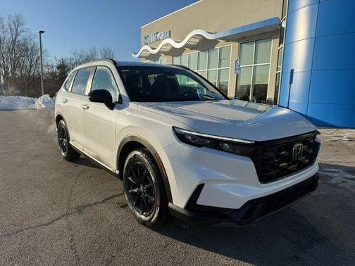 Platinum White Pearl 2026 Honda CR-V Hybrid Sport AWD