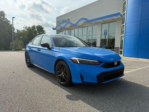 Boost Blue Pearl 2026 Honda Civic Hybrid Sport