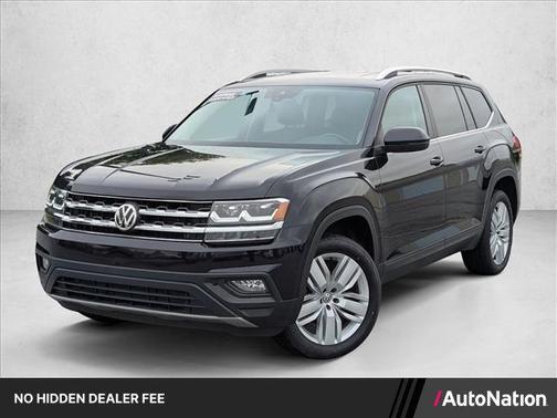 Deep Black Pearl 2019 Volkswagen Atlas 3.6L SE w/Technology