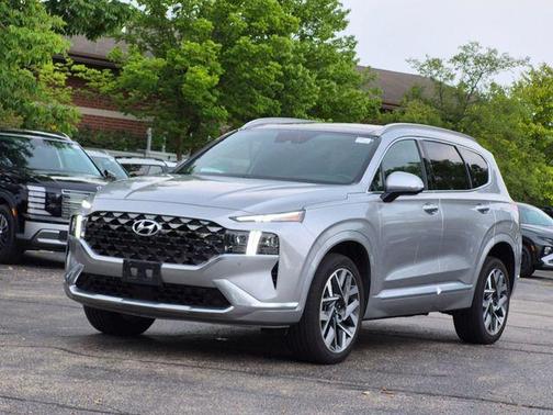 Shimmering Silver Pearl 2023 Hyundai SANTA FE Calligraphy