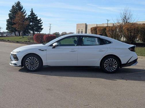 White 2026 Hyundai SONATA Hybrid SEL