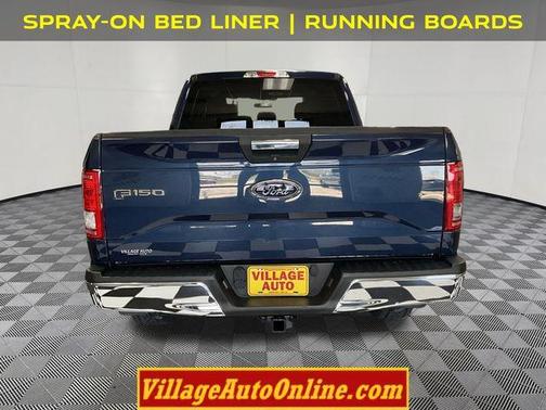 Blue 2016 Ford F-150 XLT