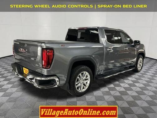 Satin Steel Metallic 2019 GMC Sierra 1500 SLT