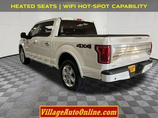 White Platinum Clearcoat Metallic 2016 Ford F-150 Platinum