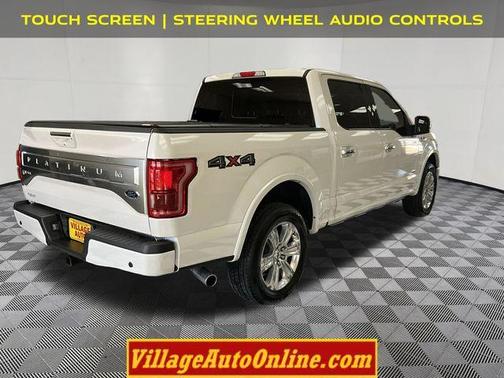 White Platinum Clearcoat Metallic 2016 Ford F-150 Platinum
