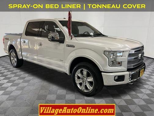White Platinum Clearcoat Metallic 2016 Ford F-150 Platinum