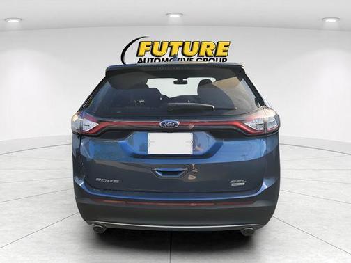 Blue 2018 Ford Edge SEL