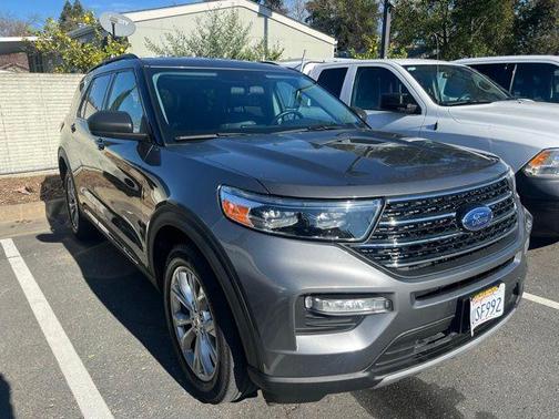 Gray Metallic 2021 Ford Explorer XLT