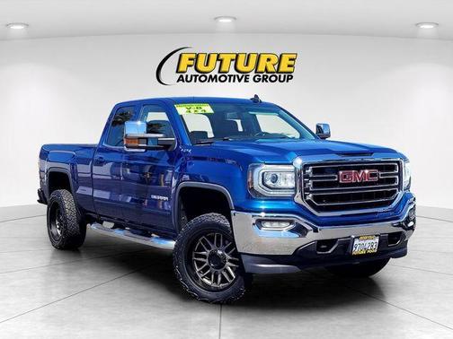 Stone Blue Metallic 2017 GMC Sierra 1500 SLE