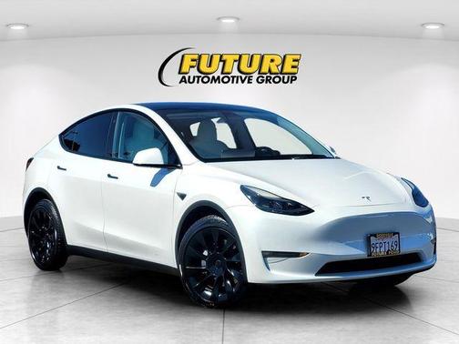 Pearl White Multi 2023 Tesla Model Y Long Range