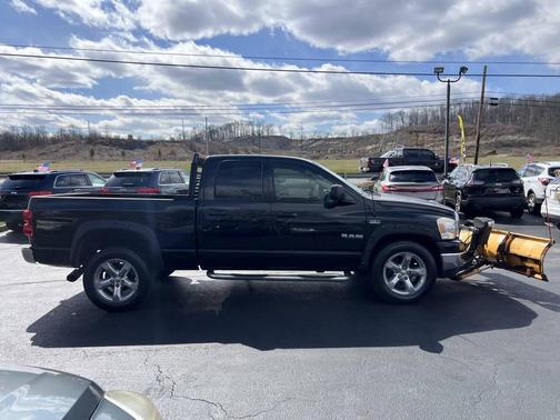 Black 2008 Dodge Ram 1500 SLT Quad Cab
