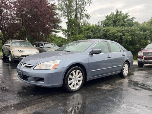 Blue 2007 Honda Accord EX-L