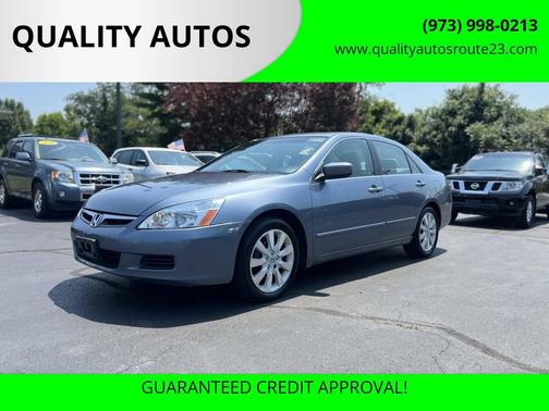 Blue 2007 Honda Accord EX-L