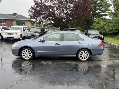 Blue 2007 Honda Accord EX-L