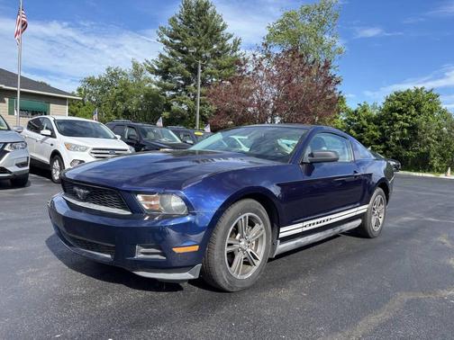 Blue 2010 Ford Mustang Premium