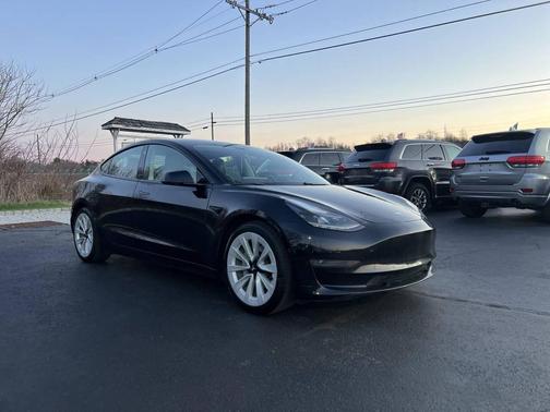 Solid Black 2021 Tesla Model 3 Standard Range Plus