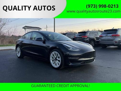 Solid Black 2021 Tesla Model 3 Standard Range Plus