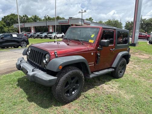 Red Rock Crystal 2010 Jeep Wrangler Sport