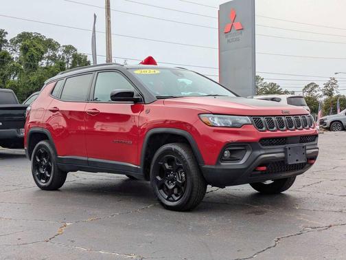 Red 2024 Jeep Compass Trailhawk