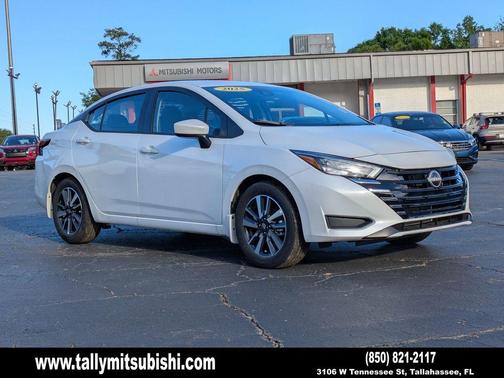 Aspen White 2025 Nissan Versa 1.6 SV