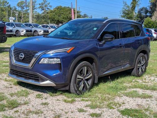 2 Tone Blue / Black 2023 Nissan Rogue Platinum