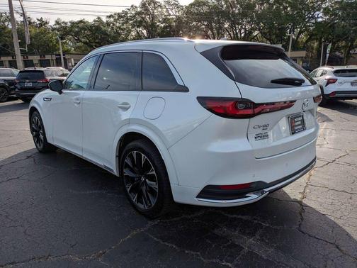 Rhodium White Metallic 2024 Mazda CX-90 3.3 Turbo S