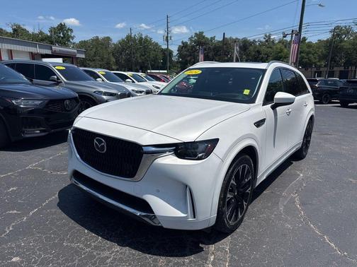 Rhodium White Metallic 2024 Mazda CX-90 3.3 Turbo S