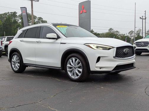 Lunar White 2019 INFINITI QX50 ESSENTIAL