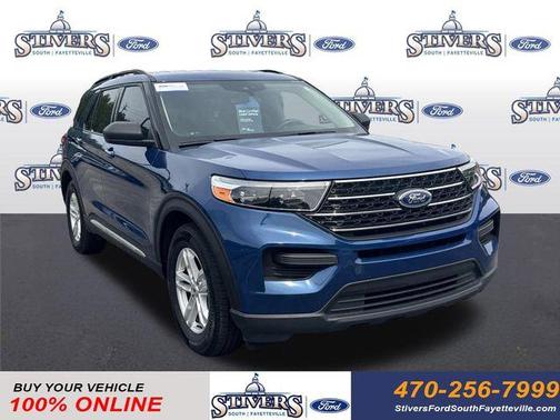 Blue Metallic 2020 Ford Explorer XLT