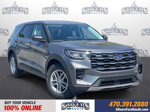 Gray Metallic 2026 Ford Explorer Active
