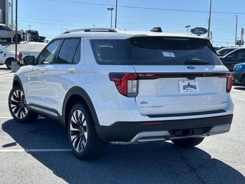 White Metallic 2026 Ford Explorer Platinum