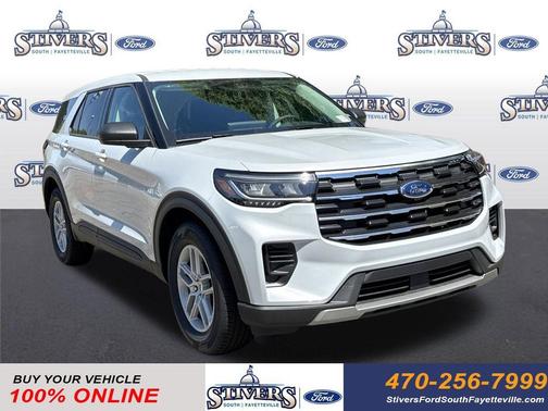 White Metallic 2026 Ford Explorer Active