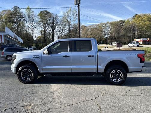 Blue Silver Metallic 2022 Ford F-150 Lightning XLT