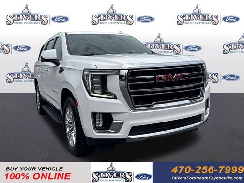 Summit White 2023 GMC Yukon SLT