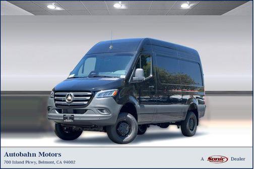 Jet Black 2026 Mercedes-Benz Sprinter 2500 Standard Roof